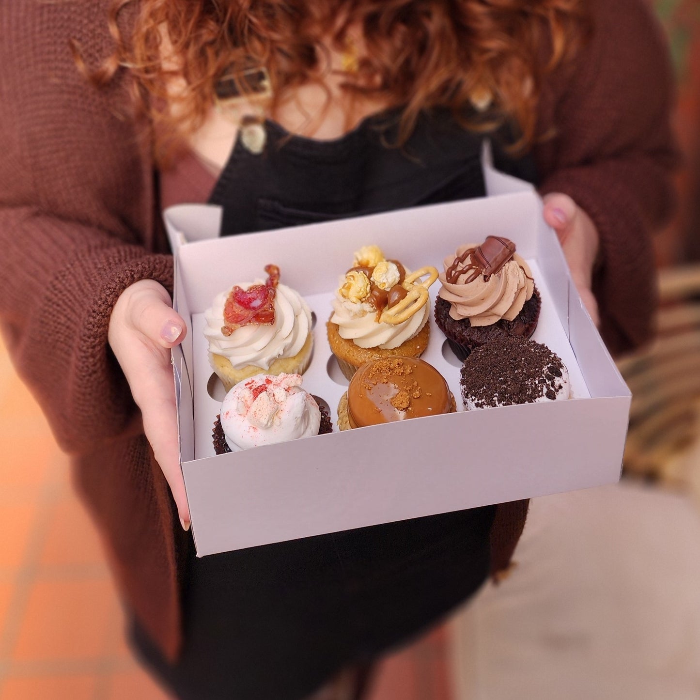 Mixed 6 Cupcake Box (Next Day Pre-Order)