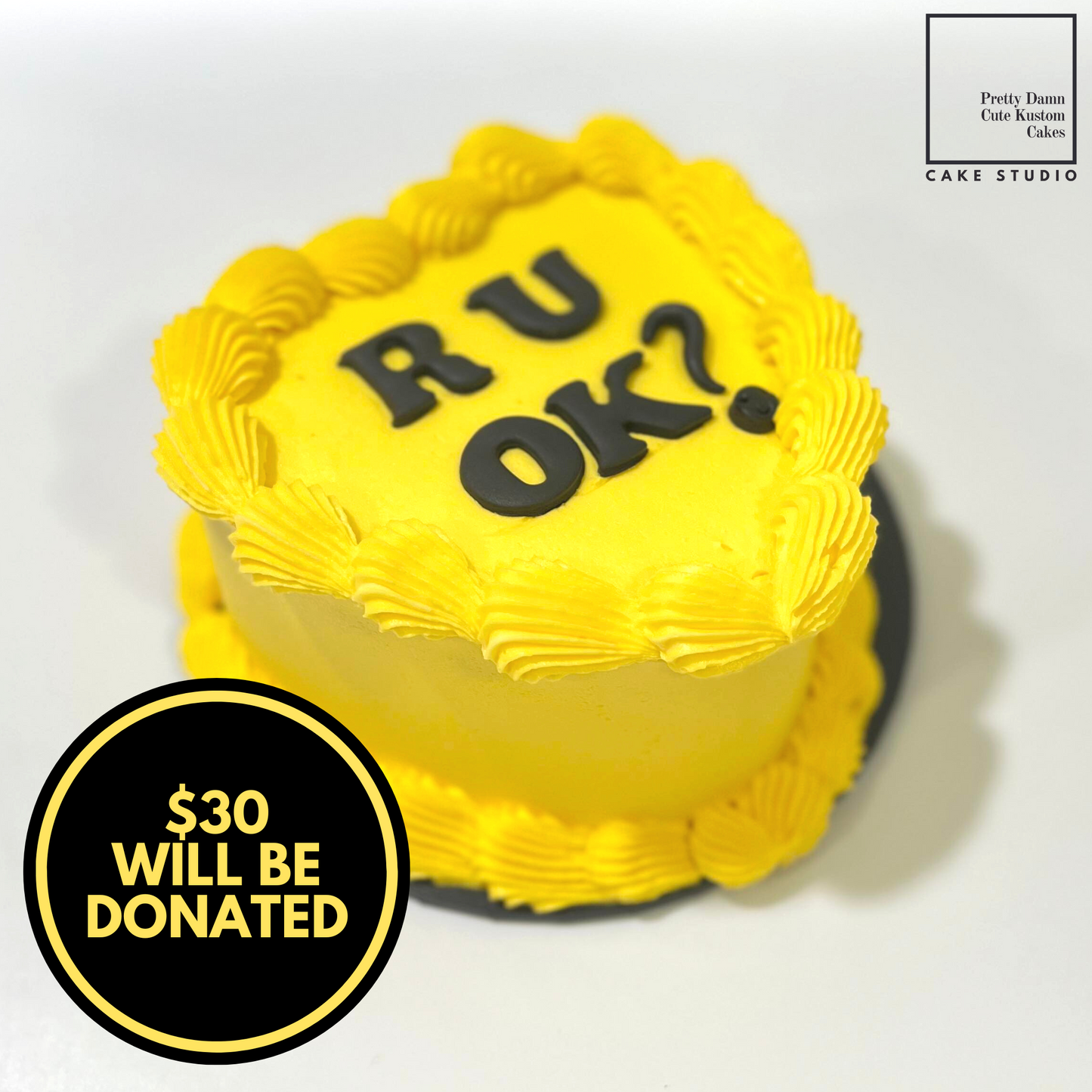 R U OK? Day Mini Cake