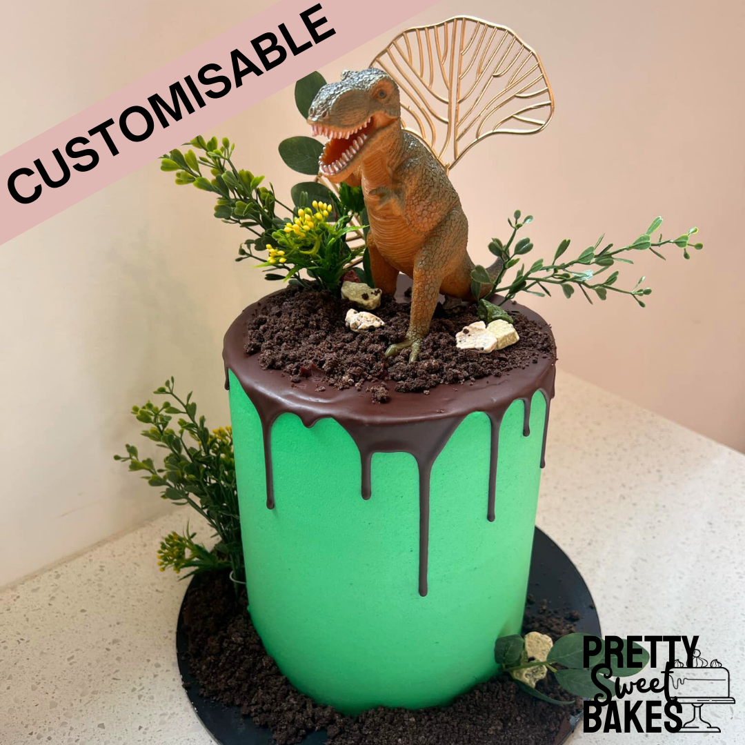 Dino Drip Cake