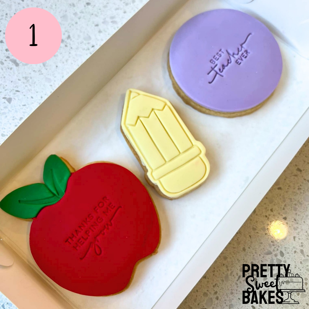 Teacher Shortbread Cookies