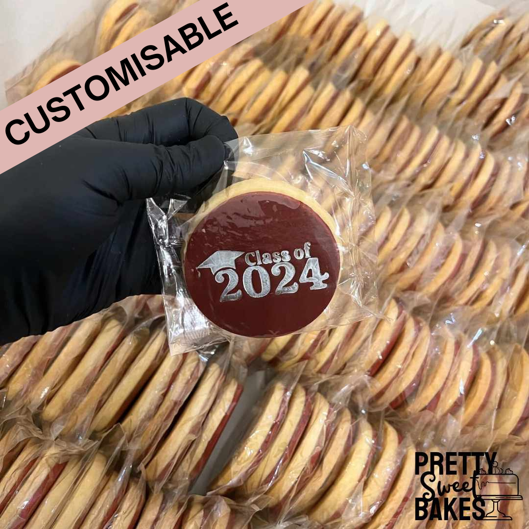 Graduation Shortbread Cookies (Pack of 12)