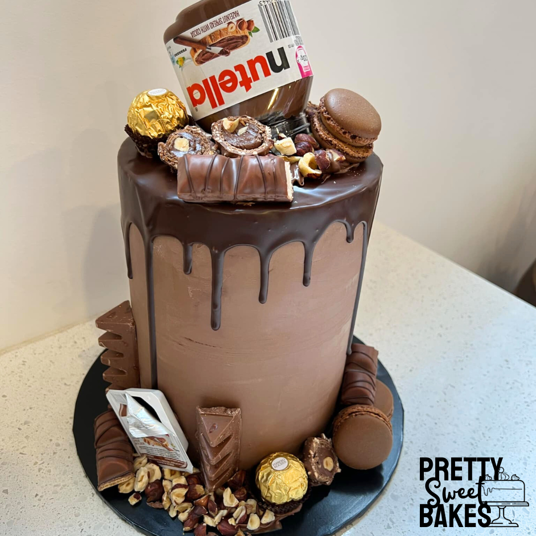 Nuts For Nutella Drip Cake