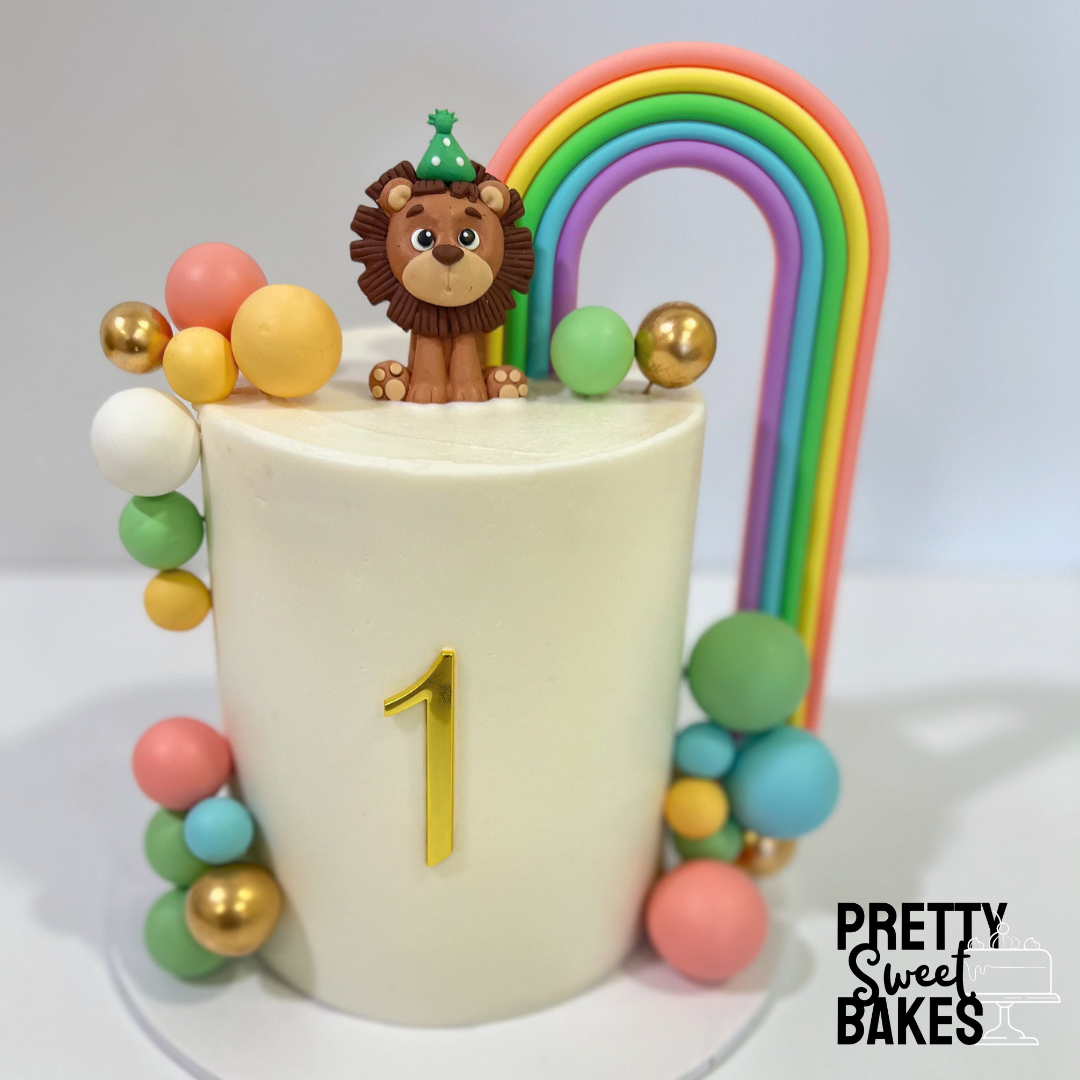 Sweet Rainbow Safari Cake