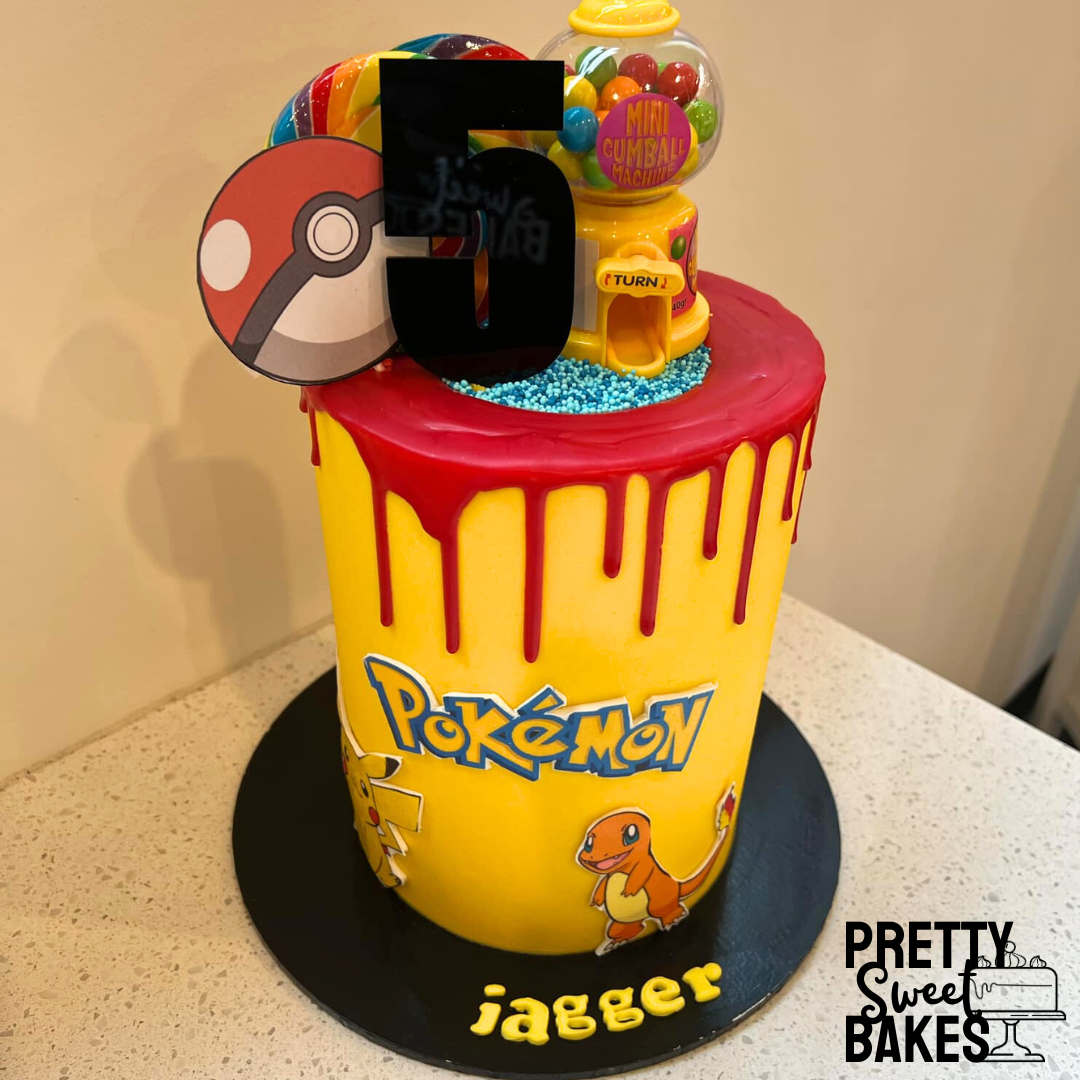 Pika Pika Drip Cake