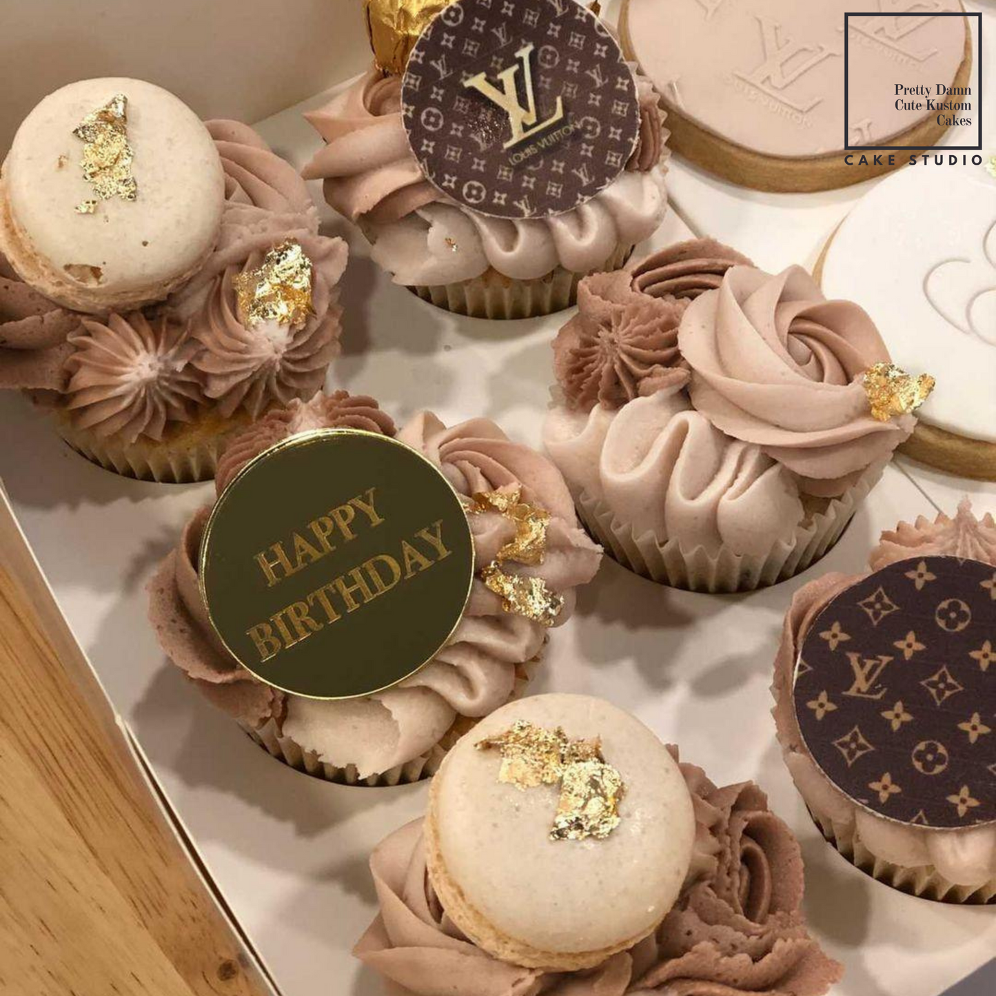 Lovely Louis Cupcakes & Cookies (Box of 12)