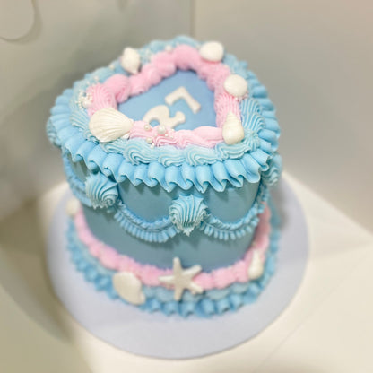 Vintage Heart Cake Small