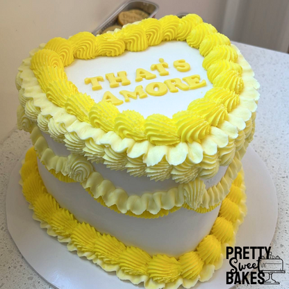 Vintage Heart Cake Small