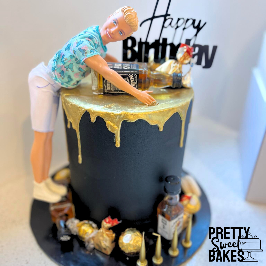 Boozy Ken Cake