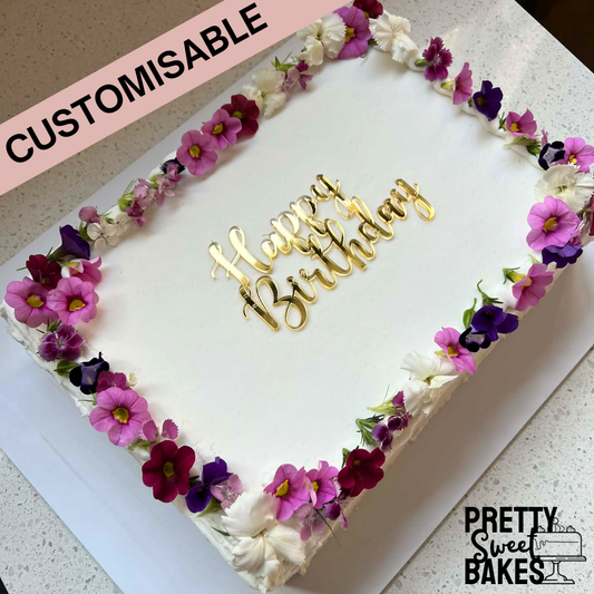 Edible Floral Cake