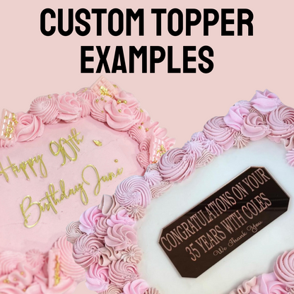 Edible Floral Cake