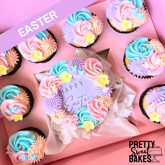 Easter Cupcakes and Mini Cake