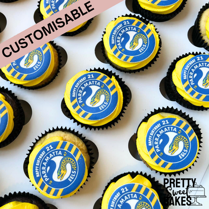 Edible Image Fondant Topper Cupcakes