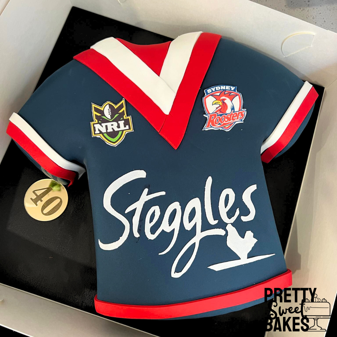 Sports Jersey Cake | Pretty Sweet Bakes Central Coast