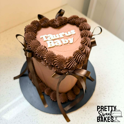 Vintage Heart Cake Small