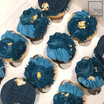 Cupcakes (Box of 12) + Fondant Toppers