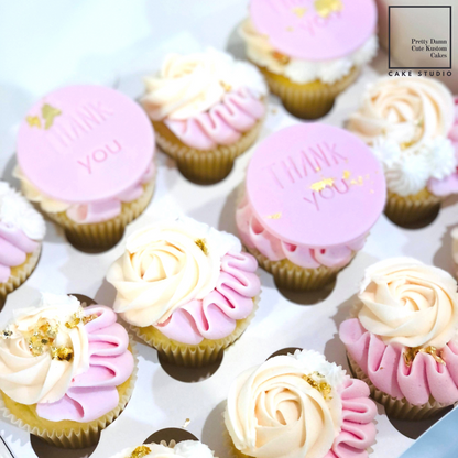 Cupcakes (Box of 12) + Fondant Toppers